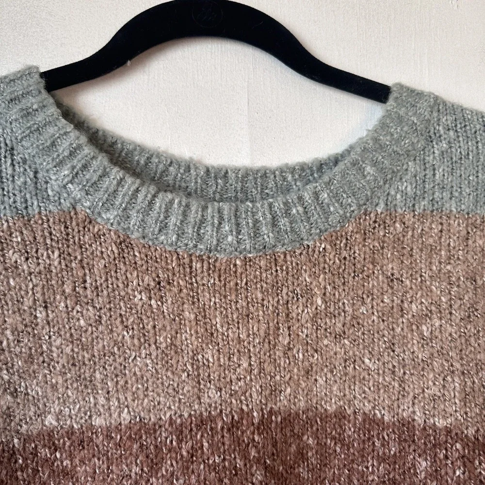 Saltwater Luxe‎ Multicolor JED Stripe Pullover Sweater Women's Cottagecore Large